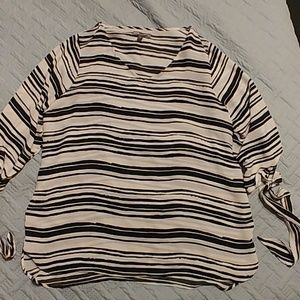 Jessica London semi sheer blouse